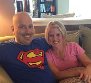 Lindsey and I at Cooper's Birthday Party this Past Weekend.