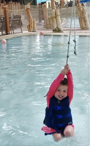 Playing at Great Wolf Lodge