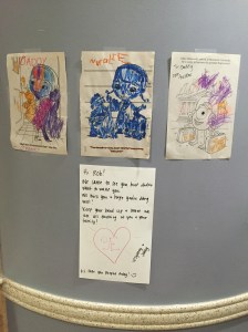Pictures from the kids and a note from 3 East